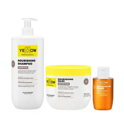 Imagem do produto Kit Yellow Nutritive Tratamento Nutritivo - Shampoo 1L + Máscara 500ml + Óleo Capilar 100ml
