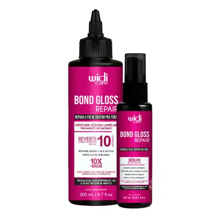 Imagem do produto Kit Widi Care Bond Gloss Repair Máscara Líquida + Sérum