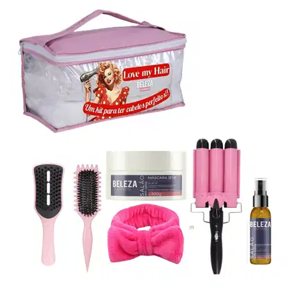 Imagem do produto Kit Love My Hair Beleza Express c/ modelador triondas