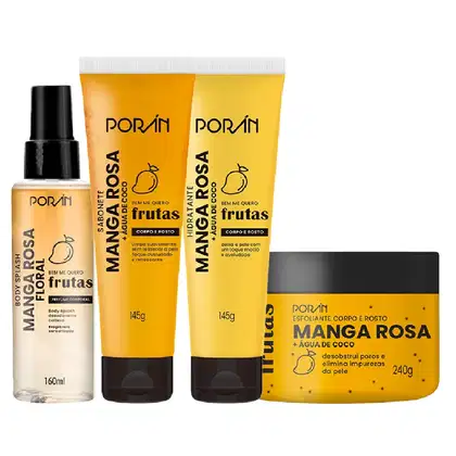 Imagem do produto Kit Poran Manga Rosa Completo (4 Produtos)
