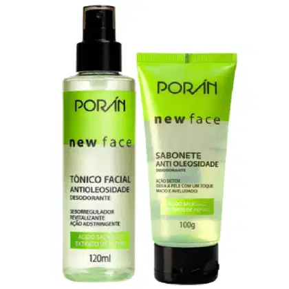 Imagem do produto Kit Antioleosidade New Face Poran Completo (2 Produtos)