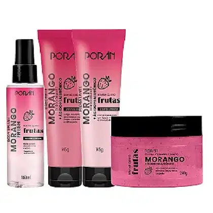 Imagem do produto Kit Poran Morango Completo (4 Produtos)