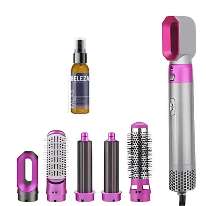 Imagem do produto Kit secador 5 em 1 spray de brilho e perfume Beleza Express