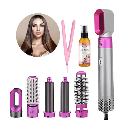 Imagem do produto Kit secador 5 em 1 perfume capilar  e minichapinha