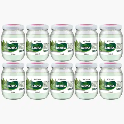 Imagem do produto Kit 10 Sumo De Babosa Soft Hair Polpa Pura Natural Hidratação Intensa Capilar Vegano 220ml