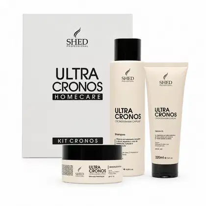 Imagem do produto Kit Ultra Cronos Shed Professional: Hidratação Intensa 3 Passos