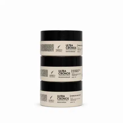 Imagem do produto Kit Ultra Cronos Shed Professional: Trio Hidratação Nutrição Reconstrução
