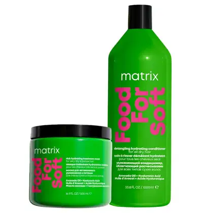 Imagem do produto Duo Matrix Food For Soft Super Hidratação Salon (2 Produtos)