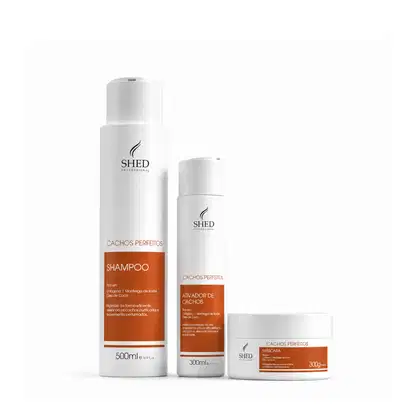 Imagem do produto Kit Cachos Perfeitos Shed Professional: HidrataÃ§Ã£o e Controle de Volume