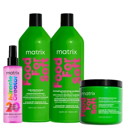 Imagem do produto Kit Matrix Food For Soft Hidratação Completa Salon (4 Produtos)