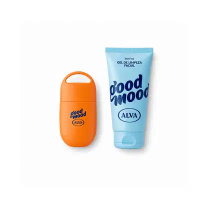 Imagem do produto Kit Good Mood by Alva Rotina Facial: Gel de Limpeza + Hidratante Facial