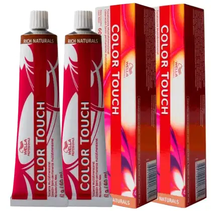 Imagem do produto Tonalizante Cabelo Wella Professionals Color Touch 8.81 Loiro Claro Perolado Kit 2 Unidades