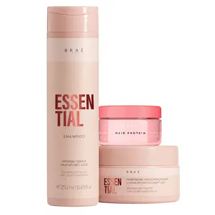 Imagem do produto Kit Braé Essential e Hair Protein (3 produtos)