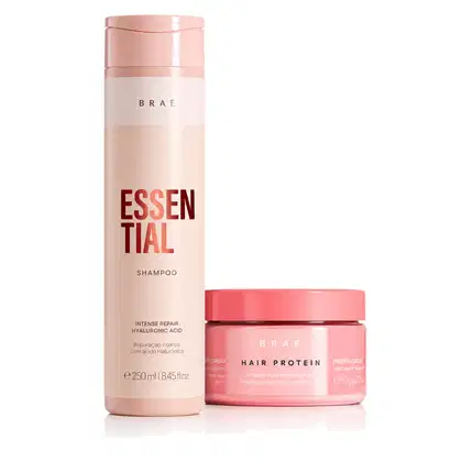 Imagem do produto Kit Braé Essential Shampoo e Hair Protein (2 produtos)
