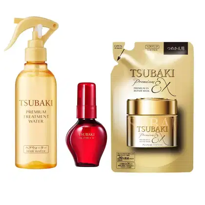 Imagem do produto Tsubaki  Finalizador 210ml+ ÓleoCapilar60ml + MáscaraCapilar150ml