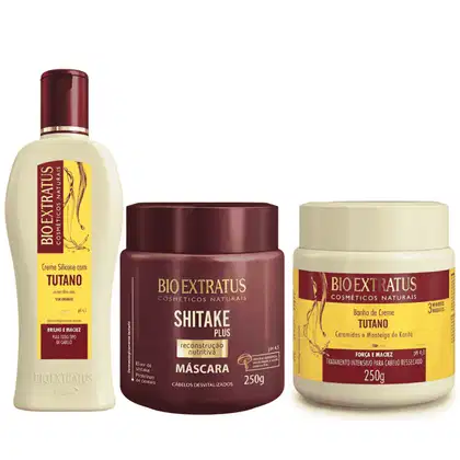 Imagem do produto Kit Bio Extratus Tutano + Shiitake Shampoo E Máscaras