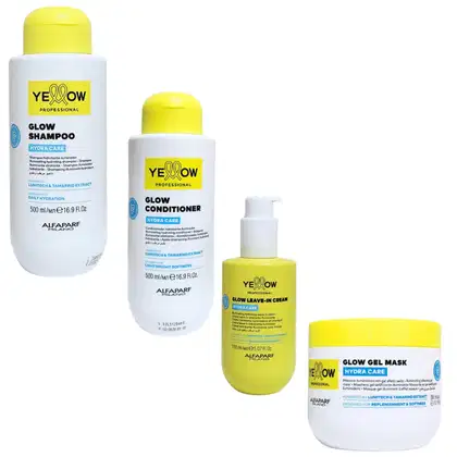 Imagem do produto Shampoo Condicionador 500ml Máscara 300ml e Leave in 150ml Yellow Hydra Care