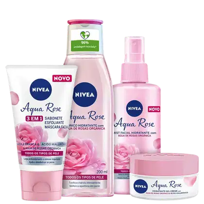 Imagem do produto Kit NIVEA Aqua Rose Full (4 Produtos)