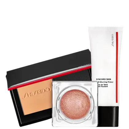Imagem do produto Kit Shiseido Skin Correcting Finish 160 Shell (3 Produtos)