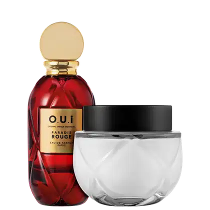 Imagem do produto Conjunto Paradis Rouge O.U.i Feminino - Eau de Parfum 75ml + Creme Hidratante Desodorante Corporal 200g