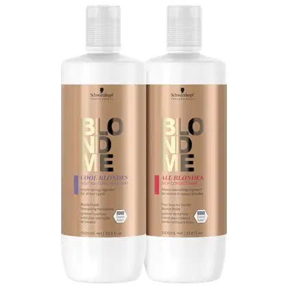Imagem do produto Kit Schwarzkopf Professional BlondMe Cool + All Blondes Salon (2 Produtos)