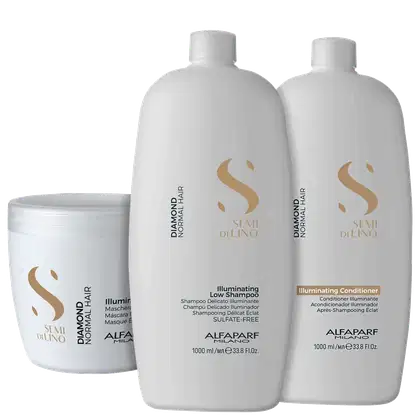 Imagem do produto Kit Alfaparf Semi Di Lino Diamond Trio (3 Produtos)