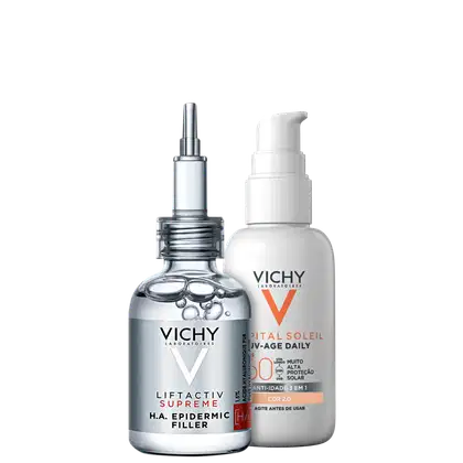 Imagem do produto Kit Vichy Liftactiv Supreme H.A. Epidermic Filler & UV-Age Daily Cor 2.0 FPS 60 (2 Produtos)