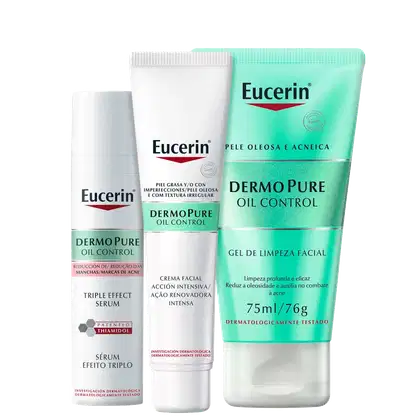 Imagem do produto Kit Eucerin DermoPure Oil Control Trio (3 Produtos)