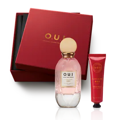Imagem do produto Combo Madeleine 862: Eau De Parfum 75ml + Creme Para Mãos 30g + Caixa De Presente M