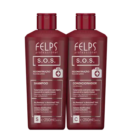 Imagem do produto Kit Felps Professional S.O.S. Reconstrução Home Care (2 Produtos)