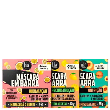 Imagem do produto Kit Lola Cosmetics em Barra Cronograma Capilar (3 Produtos)