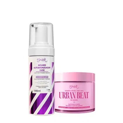 Imagem do produto Kit Skelt Red Carpet Glow Hidratante Corporal Urban Mousse (2 produtos)