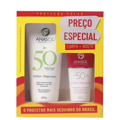 Imagem do produto Kit Anasol Proteção Solar Duo (2 Produtos)
