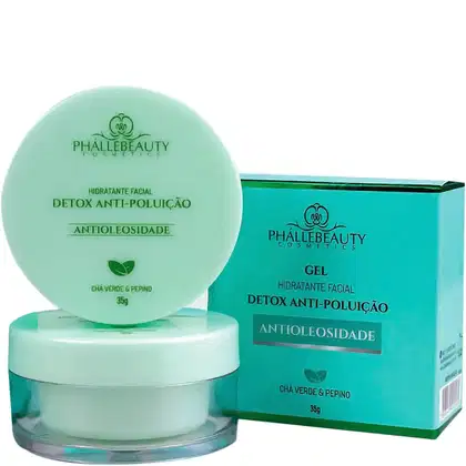 Imagem do produto Phállebeauty Detox Antipoluição - Gel Hidratante Facial Antioleosidade 35g