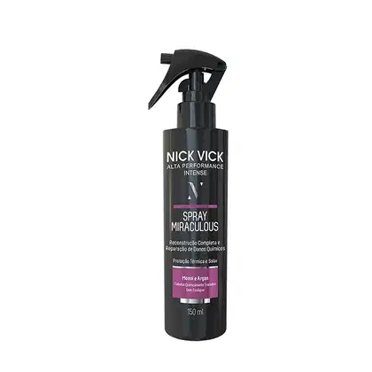 Spray de Tratamento Capilar Nick & Vick Alta Performance Intense Spray Miraculous, 150ml.