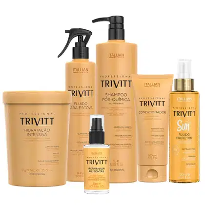 Imagem do produto Kit Trivitt Profissional Hidratação Capilar Pós-Química (6 Itens)