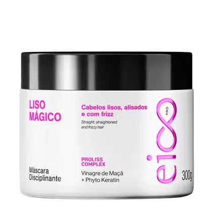 Máscara Capilar Disciplinante Eico Pro Liso Mágico, 300g.