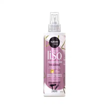 Spray Protetor Térmico Salon Line Meu Liso Reparação Pós-Química. Volumetria de 240ml.