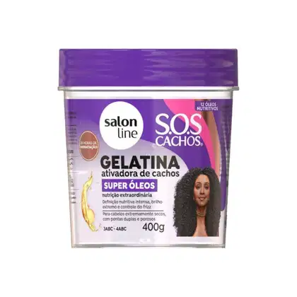 Imagem do produto Gelatina Cap Salon Line Sos Super Oleos 400gr
