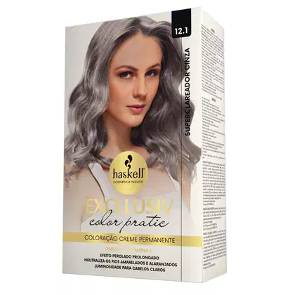 Imagem do produto Excllusiv Color Pratic - Kit Coloração 12.1 Superclareador Cinza