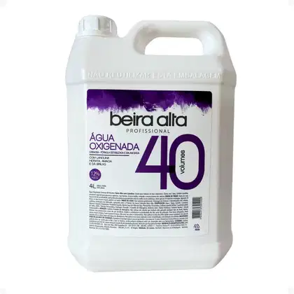 Imagem do produto Água Oxigenada Cremosa Beira Alta 40 Volumes 4l