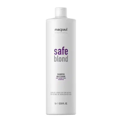 Imagem do produto Shampoo Matizador Safe Blond - 1000ml
