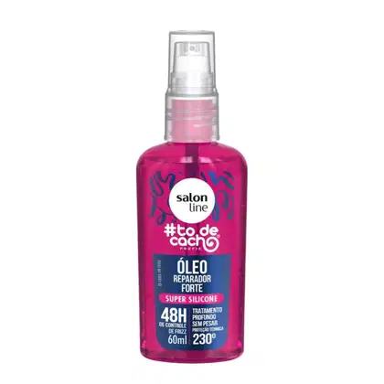 Óleo Reparador Capilar Salon Line #todecacho Super Silicone. Volumetria de 60ml.