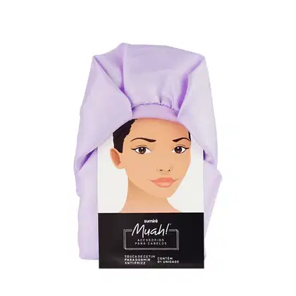 Imagem do produto Muah! Para Dormir Antifrizz - Touca de Cetim 