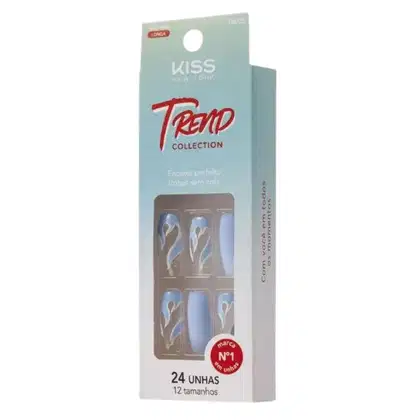 Imagem do produto Unhas Postiças Kiss Ny Trend Collection Bailarina 24un Tn02b