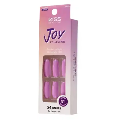 Imagem do produto Unhas Postiças Kiss Ny Joy Collection Bailarina 24un Jn01b