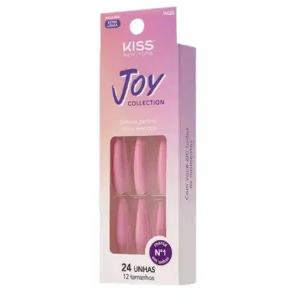 Imagem do produto Unhas Postiças Kiss Ny Joy Collection Bailarina 24un Jn02b