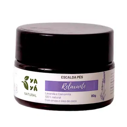 Imagem do produto Escalda Pés Relaxante (Lavanda e Camomila) Com ervas 100% Natural - 80g