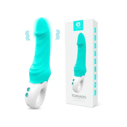 Imagem do produto Massageador de Ponto G Recarregável Tornado S-Hande Verde