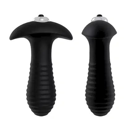 Plug Anal Vibratório S-Hande Spiral Preto, 1 produto.